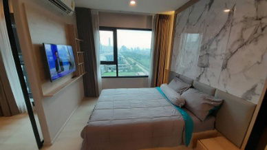 รูป ให้เช่า คอนโด วิวสวน 500 ไร่ Life Asoke 35 ตรม. ติด MRT เพชรบรี และ Airport Link มักกะสัน - รูปที่ 5/8