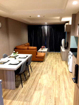 เช่าคอนโด ศรีราชา ชลบุรี : For rent Ladda Plus Sriracha 2 bed Fully furnished (S03-0989)