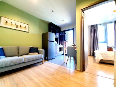 Condos for sale : The Base Garden Rama9 size 27 sqm. 1 bedroom 5 FL. 2.79 MB. 092-597-4998