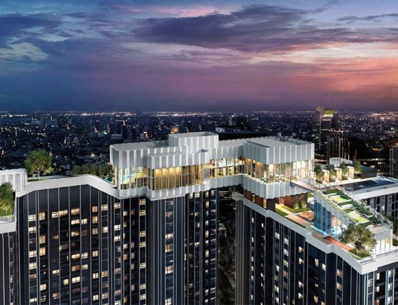 รูป ห้องใหม่🎻🎻🎻Life Asoke-Rame9  7  1ห้องนอน25  ตารางเมตร ใกล้สถานี บีทีเอส🎻🎻🎻 A Good view - รูปที่ 14/16