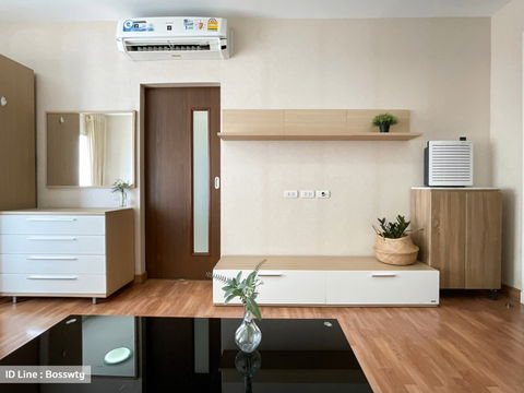 **For Rent Condo IVY River**, Studio Type, 18th Floor Building A, fully furnished, Ready to move in