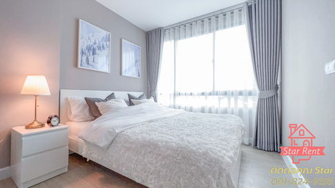 ให้เช่า คอนโด MRT ห้วยขวาง รัชดา + เครื่องซักผ้าDigital Doorlock ตกแต่งครบ ตรงปก ริมถนนรัชดา ไสตล์รีสอร์ท ร่มรื่น