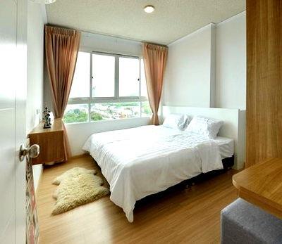 Condos for rent Robinson Sriracha : For rent, Sea Hill Condo Sriracha, sea and mountain view, balcony, 1 side, 1 bedroom, fully furnished