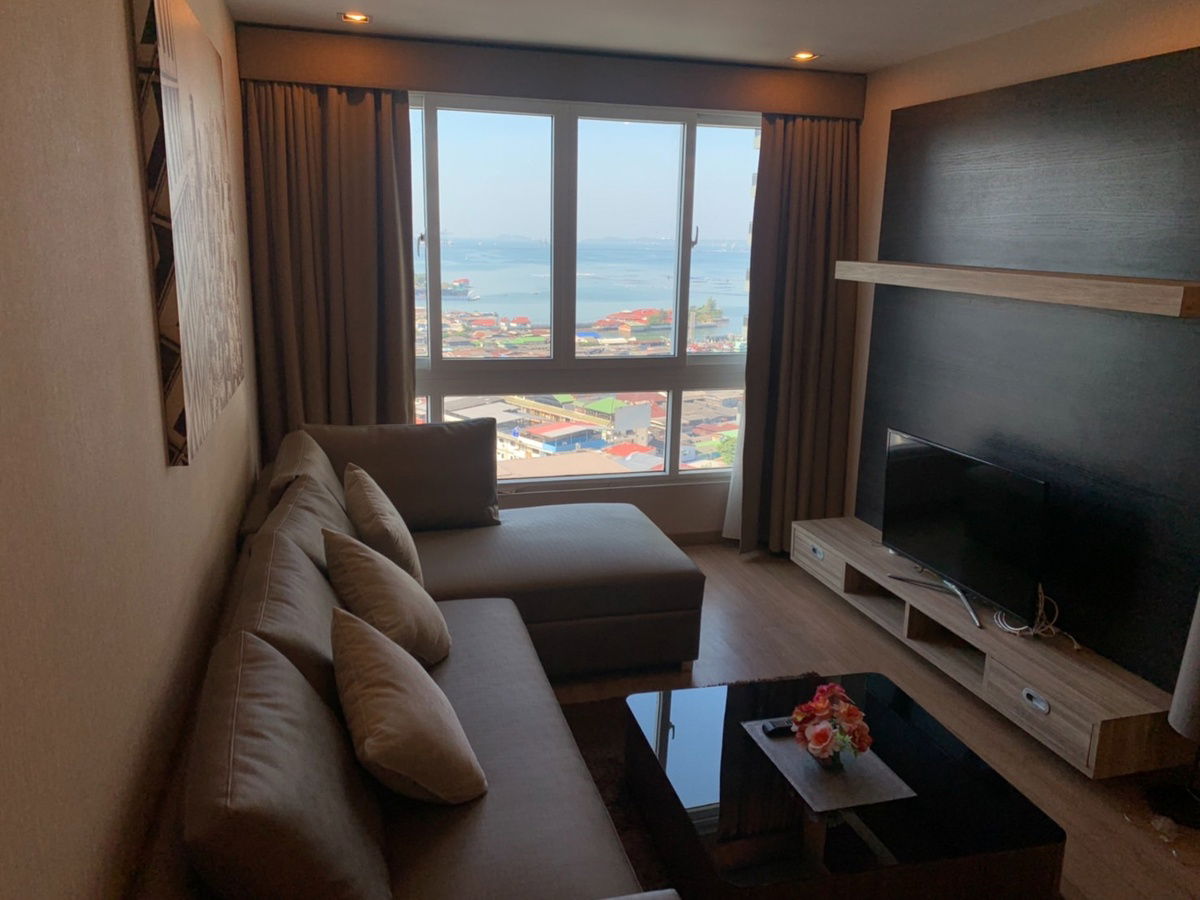 รูป ให้เช่า Ladda Condo View ชั้น 17 วิวทะเล แต่งครบ พร้อมเข้าอยู่ S03-0258 - รูปที่ 1/46
