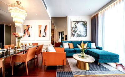 Condos for rent Soi Ekamai (Sukhumvit 63) : for rent Khun by Yoo. 2beds 82sqm. Line id: @pfagent