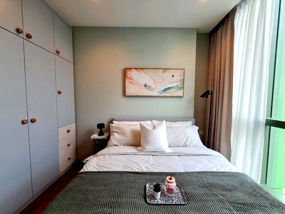 Condos for rent BTS Victory Monument : T1336 Condo for rent Wish Signature Midtown Siam, beautiful room, fully furnished, special price