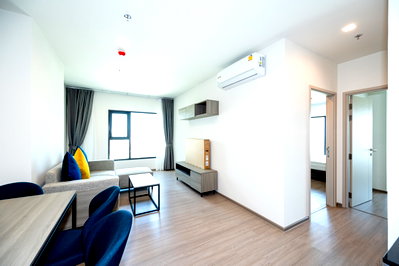 Condos for rent : The Base Phetchaburi-Thonglor 🩸2 Bedrooms, 1 Bathroom, Floor 30,  27,000 Baht/ Month.