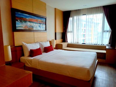 คอนโดให้เช่า : ให้เช่า ห้องหรู สวยในสไตล์โมเดิรน์  1 ห้องนอน 1 ห้องน้ำ 45 ตรม. พร้อมระเบียง 11000 บาท/เดือน