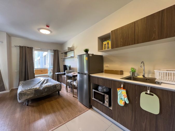 เช่า ดีคอนโด หน้าม.เกษตรศาสตร์ศรีราชา 7,500 บาท 