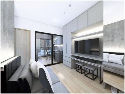 รูปภาพ M1269 Condo for rent KNIGHT BRIDGE PRIME SATHORN, beautiful room, fully furnished, has a washing machine, special price