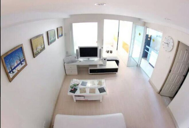 รูป Happy Condo ดอนเมือง : ห้องมุมตกแต่งพร้อมอยู่ ตรงข้ามสนามบินดอนเมือง​ ใกล้​รถไฟฟ้าสายสีแดงสถานีดอนเมือง​ - รูปที่ 2/9