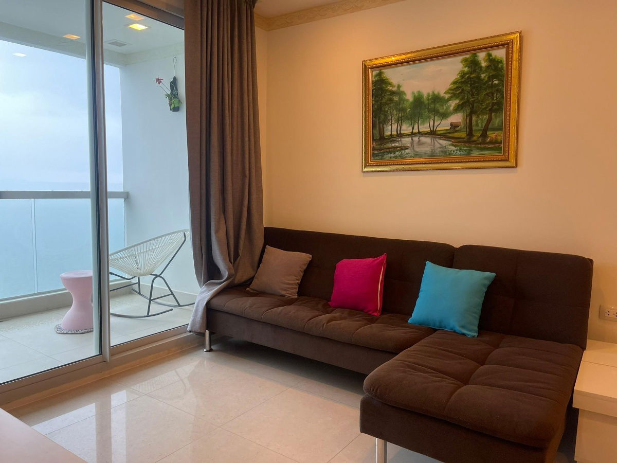 รูป For rent the Palm wongamat beach Front 1bed Direct sea view (S03-1012) - รูปที่ 13/20