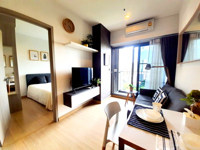 Condos for rent Soi Sukhumvit 101 : 🔥Whizdom connect Sukhumvit 101🔥  Nicely decorated , high floor , ready to move in //Ask more info LineOfficial:@Promptyou11