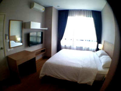 Condos for rent Si Racha Chonburi : Condo for rent, The Sky Condo Sriracha, 2 bedrooms, 2 bathrooms, only 500 meters from Assam Sriracha School