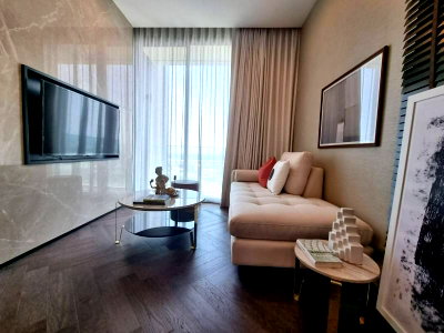คอนโดให้เช่า : 💙🤍🧡(For Rent) The Esse Sukhumvit 36 💿2 bedrooms ​🛀Bathtub   🚝BTS Thonglor