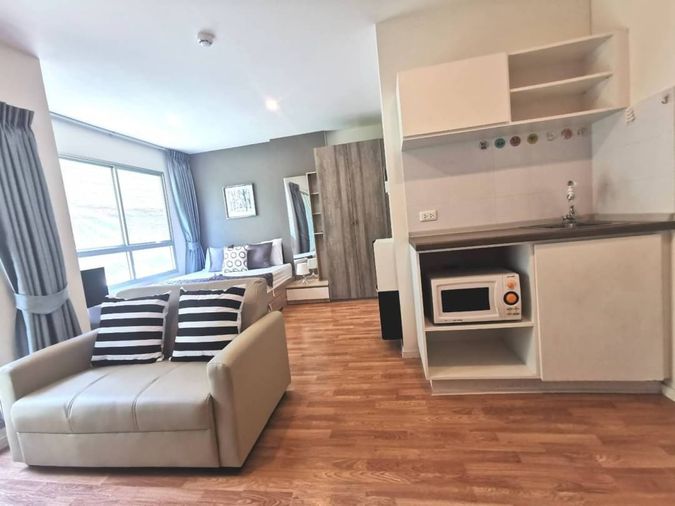 Studio condo for rent, 23 sqm, Lumpini Ville Ratburana - Riverview 2
