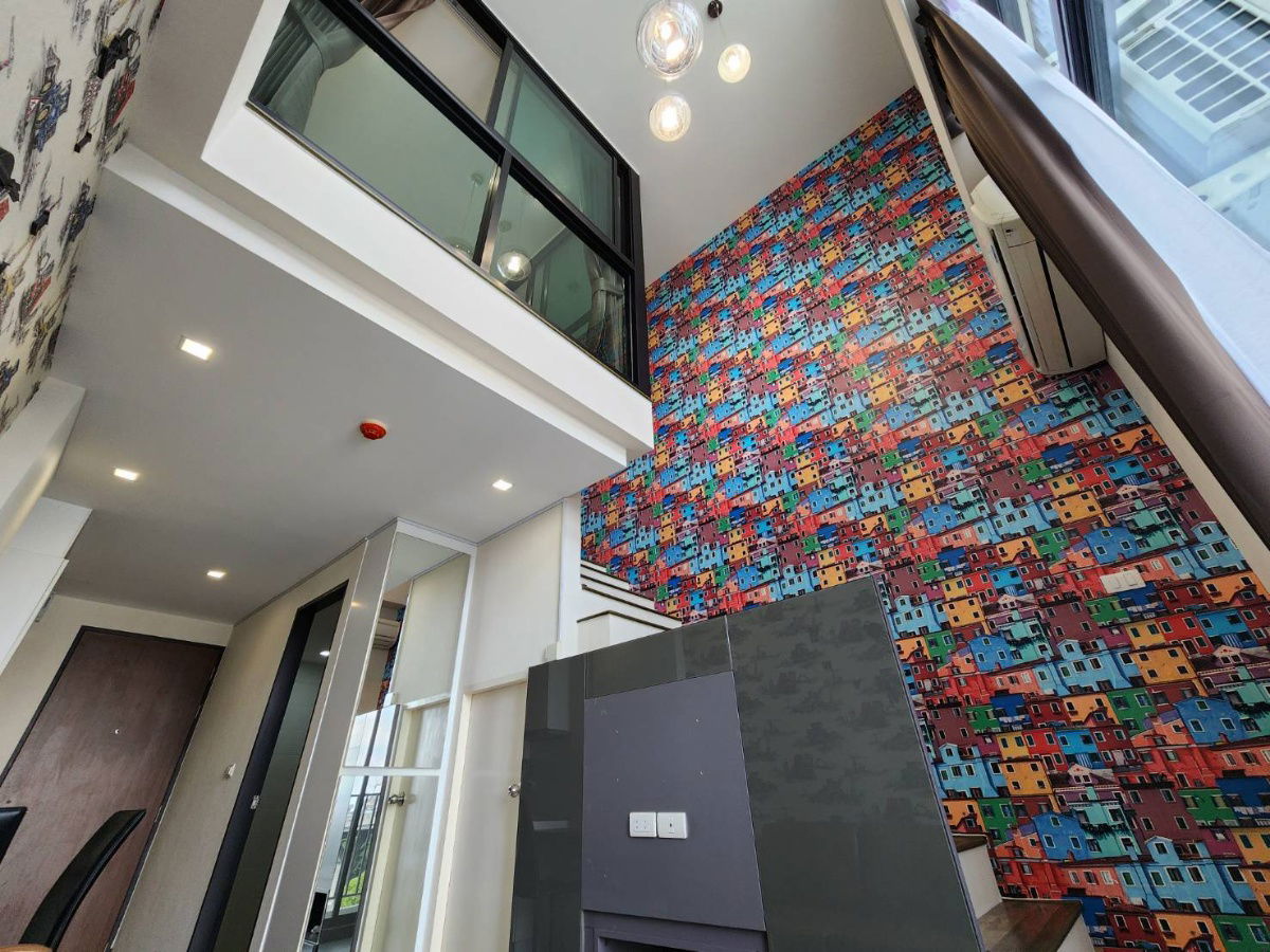 รูป **ห้องว่างครับผม Duplex 2 ชั้น ใกล้ทางด่วน มีรถรีบส่งBTS **  ให้เช่า บียอนด์ คอนโด สุขุมวิท ห้องสวยโปร่ง  จับต้องง่าย ชั้น 7 และ 8 ทิศตะวันออกSN602 - รูปที่ 17/40