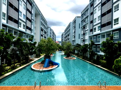 คอนโดให้เช่า : ปล่อยเช่าคอนโด The Trust condo hua hin 1 ห้องนอน