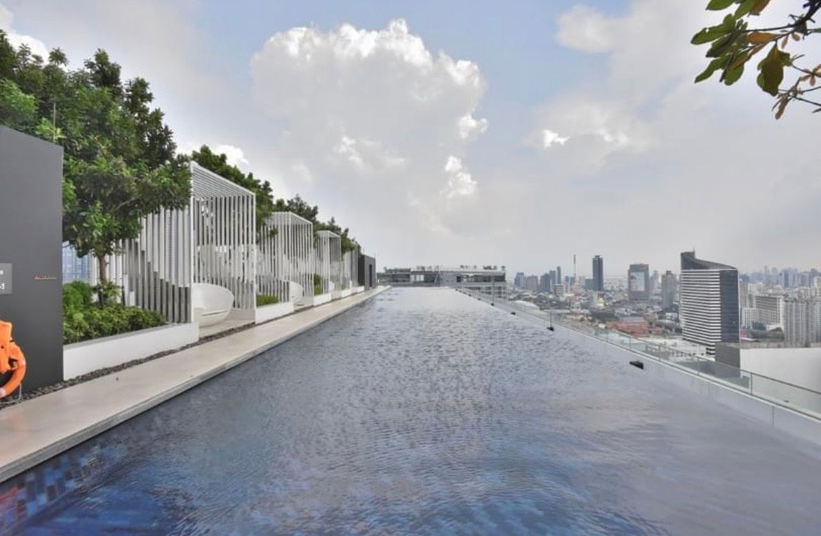 รูป ห้องใหม่🎻🎻🎻Life Asoke-Rame9  7  1ห้องนอน25  ตารางเมตร ใกล้สถานี บีทีเอส🎻🎻🎻 A Good view - รูปที่ 16/16