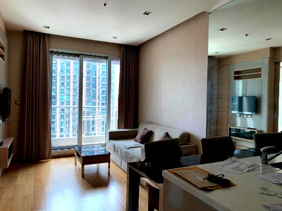 คอนโดให้เช่า : ให้เช่าคอนโด ดิ แอดเดรส อโศก The Address Asoke 46ตรม. 1ห้องนอน, ห้องสวย เฟอร์ครบพร้อมอยู่, Line ID: @ppagent