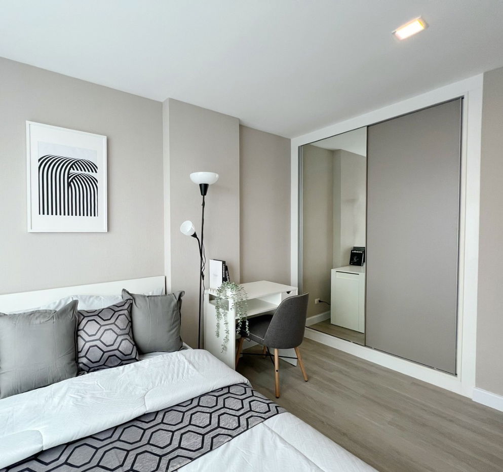 รูป ให้เช่า Metro Luxe Ratchada ห้องสวย เฟอร์ครบ ราคาพิเศษ สอบถามที่ Line : @Bestprice - รูปที่ 3/14