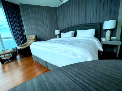คอนโดให้เช่า : For rent The Palm wongamat beach Front Pattaya Luxury room 160Sq.m 4bed 2 living rooms)s03-1123)