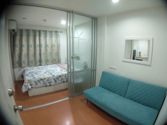 Rent!!! Lumpini CondoTown Nida-Sereethai 23 sq.m Rental 6,000 Baht Fully Furnished