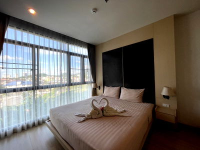 คอนโดให้เช่า : ให้เช่า คอนโด ซันทารา เรสซิเดนซ์ ศรีราชา เซอร์วิสสุดหรูครบครัน พร้อมเข้าอยู่ เดินทางสะดวก ใกล้คาเฟ่, ห้าง, โรงเรียน ฯลฯ