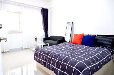 เช่าคอนโด ถนนศรีนครินทร์ : ให้เช่าราคาพิเศษคอนโด LPN ลุมพินีเซ็นเตอร์ แฮปปี้แลนด์ เดอะมอลล์บางกะปิ ห้องสวยเฟอร์ครบ วิวสวน ส่วนตัว สะดวกสบาย ค่าไฟบ้าน