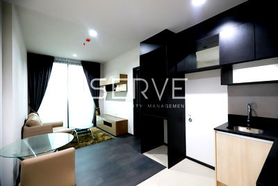 คอนโดให้เช่า : 1 นอน ห้องกว้าง 46 ตร.ม. อยู่สบายๆ ทำเลดี ใกล้ BTS อโศก 250 ม. & MRT สุขุมวิท 200 ม. / ให้เช่าคอนโด