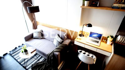 คอนโดให้เช่า : 1 นอน แต่งสวยๆ สไตล์ Homey ชั้นสูง วิวดี ทำเลสุดปัง สะดวก ใกล้ BTS อโศก 250 ม. & MRT สุขุมวิท 200 ม. ที่คอนโด Edge Sukhumvit 23 / ให้เช่าคอนโด