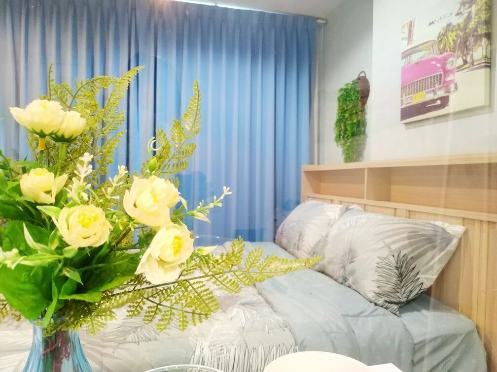 picture Come down to one room, 18th floor!!! Fairy room, beautiful view, fully furnished, walk 150 meters to BTS! Sale with tenants paying early every month! - 3/24