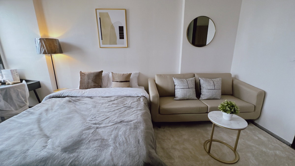 รูป For rent-Knightsbridge Kaset Society fully furnished 24 sqm 8F ฿15,000 ใหม่พร้อมอยู่ - รูปที่ 1/6