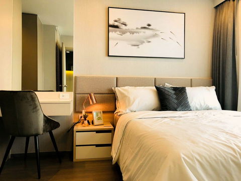 Rent 1 Bed 1 baht 35 Sqm  Ideo Suksumvit 93  City view   Minimum 1 year contract (have Bathtub)
