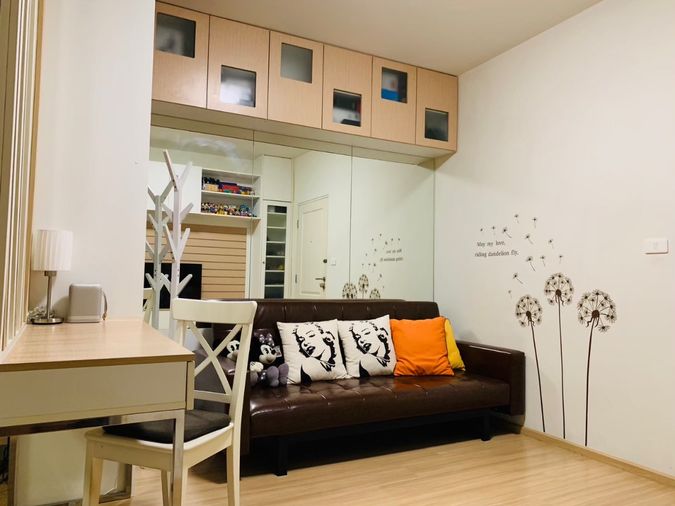 🥝🥝    ให้เช่า คอนโด บี ยู โชคชัย 4   🥝🥝  ชั้น  7  ขนาด  32  ตร.ม. ห้องมุม  ตกแต่งครบ พร้อมเครื่องซักผ้า