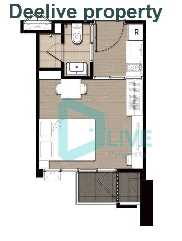 รูป DL23010409 ให้เช่าคอนโด คอนโดเลต มิสท์ พระราม 9 (Condolette Midst Rama 9) ใกล้ MRT พระราม 9 พร้อมเข้าอยู่ โทรด่วน 0800343450 LineID @655ebbvc - รูปที่ 6/6