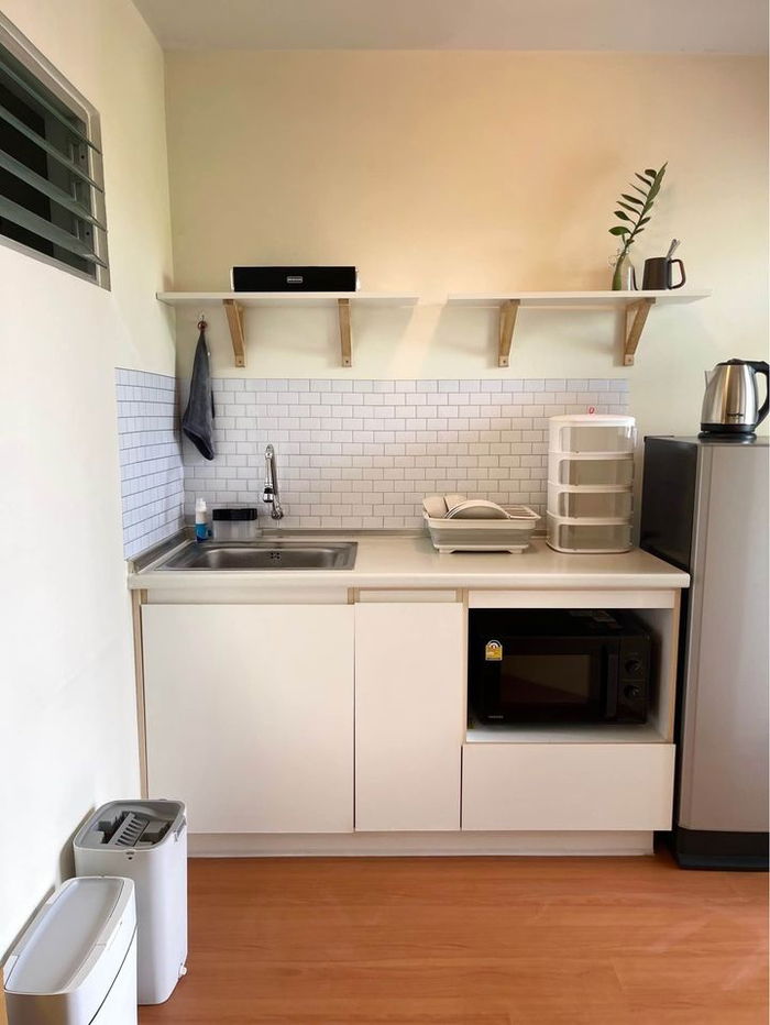 รูป ให้เช่า ลุมพินี คอนโดทาวน์ รามอินทรา - หลักสี่ มีเฟอร์นิเจอร์+เครื่องใช้ไฟฟ้าครบ - รูปที่ 7/10