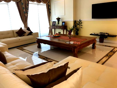 Condos for rent Shrewsbury International School : 3-BR Condo at Baan Sathorn Chaopraya near BTS Krung Thon Buri (ID 465459)