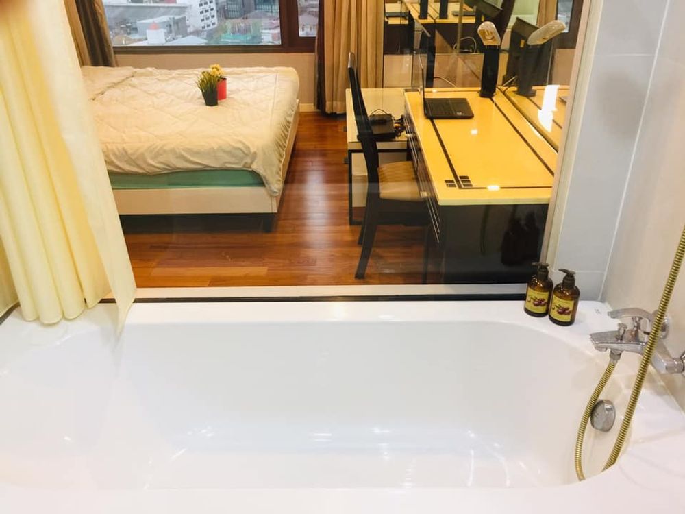 รูป For Rent Amanta Lumpini Condo// Close to MRT Lumphini - 1 Bd Large Unit-Amanta Lumpini (อมันตา ลุมพินี) - รูปที่ 6/11