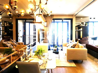 Condos for rent : 1 Bed 35 sq.m. Nice Room High Fl. Good Location MRT Sukhumvit 20 m. and BTS Asok 230 m. / For Rent-Ashton Asoke