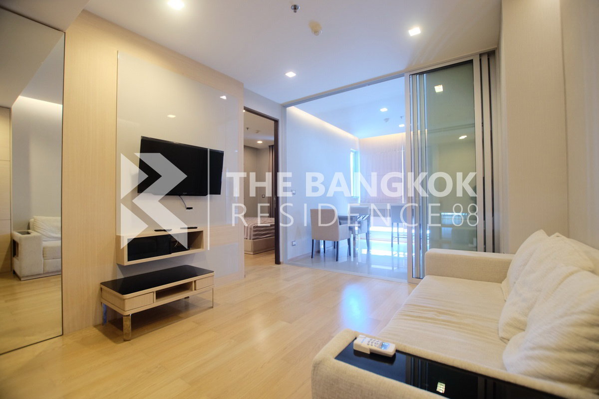 รูป The Address Asoke ชั้นสูง ตกแต่งครบ ทำเลดี ใกล้ MRT  เพชรบุรี - รูปที่ 1/8