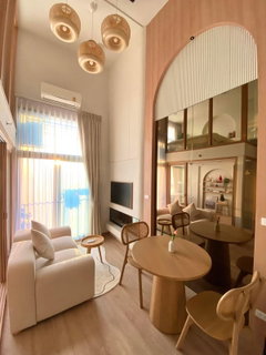 รูปภาพ T1393 Condo for rent Ideo Rama 9 - Asoke, beautiful room, fully furnished, with washing machine, special price