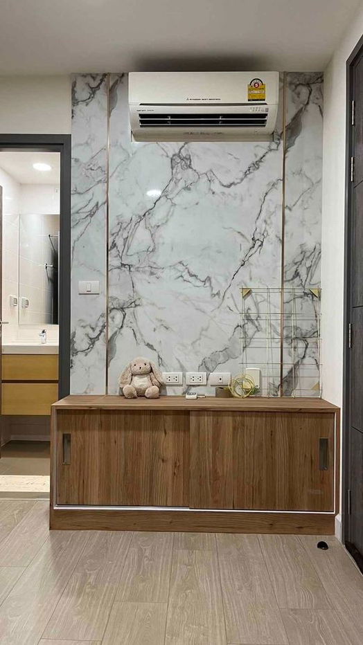 picture LINE @condorental for rent the room at Metro Luxe Rose Gold Phahol - Sutthisan - 3/9