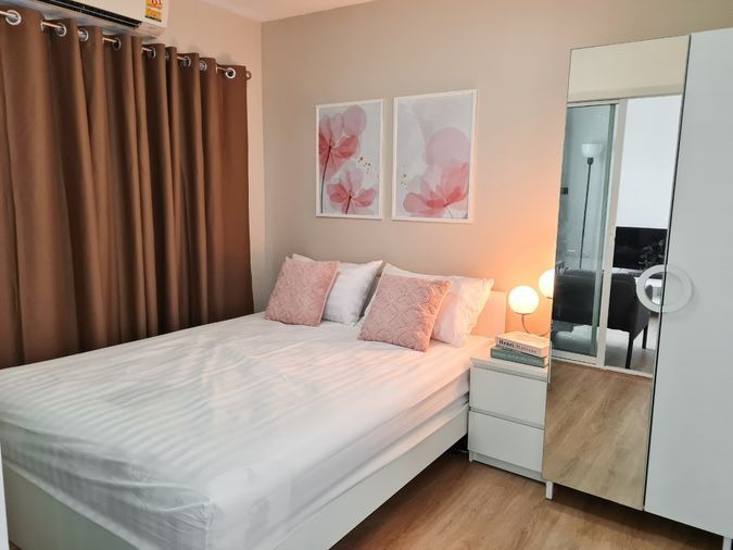 🥳[Rent-RAR23021-130] The Happiness Condo. Tower C4, FL.4th*Corner unit*Washing machine💚Line id: @thefirstagent**