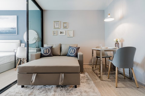 รูปภาพ M1292 Condo for rent, Reach Phaholyothin 52, beautiful room, fully furnished, with washing machine, special price