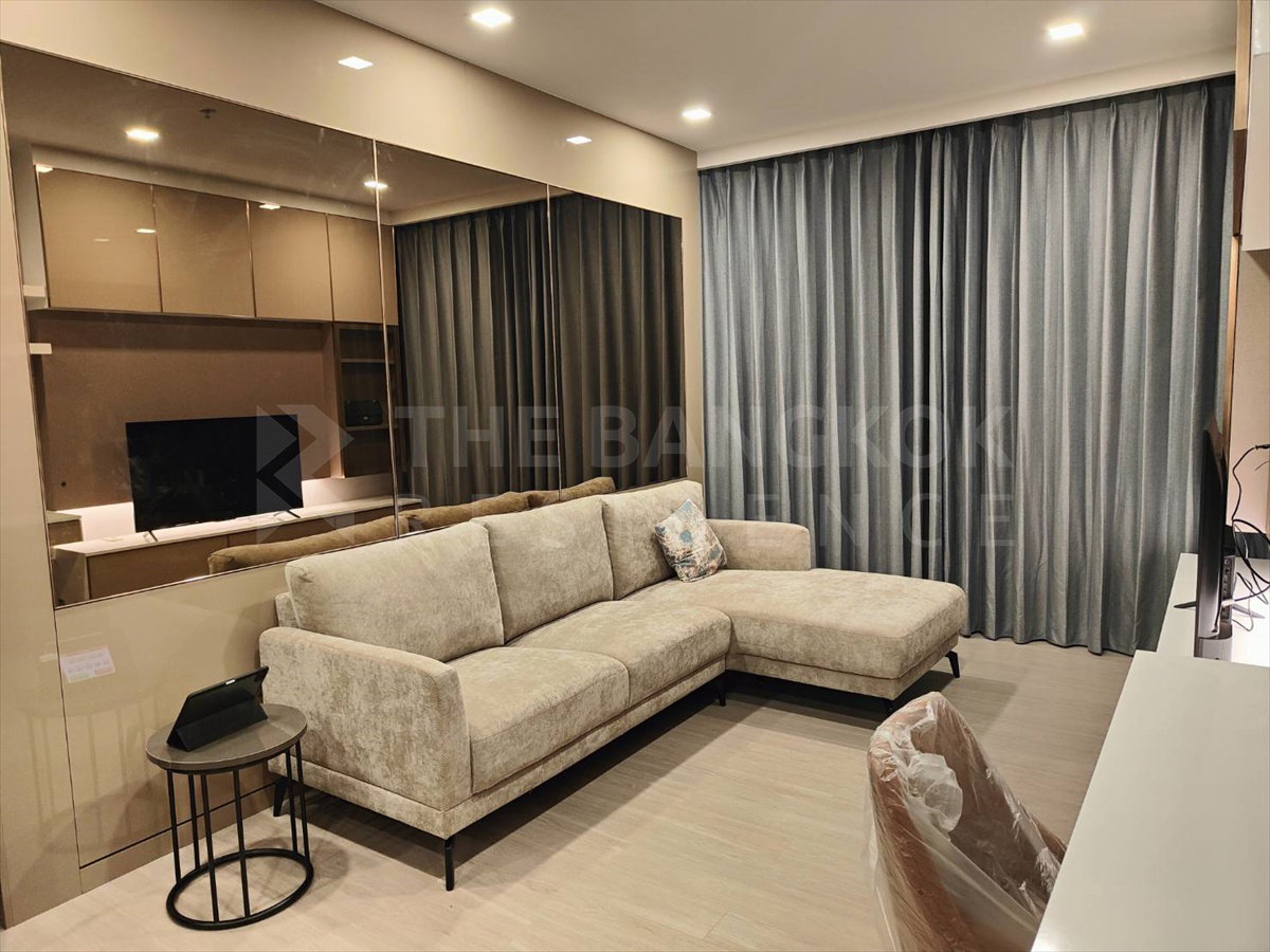 รูป One9Five Asoke - Rama9 ไซส์ใหญ่ เฟอร์นิเจอร์ครบ  ใกล้ MRT พระราม 9 - รูปที่ 1/16