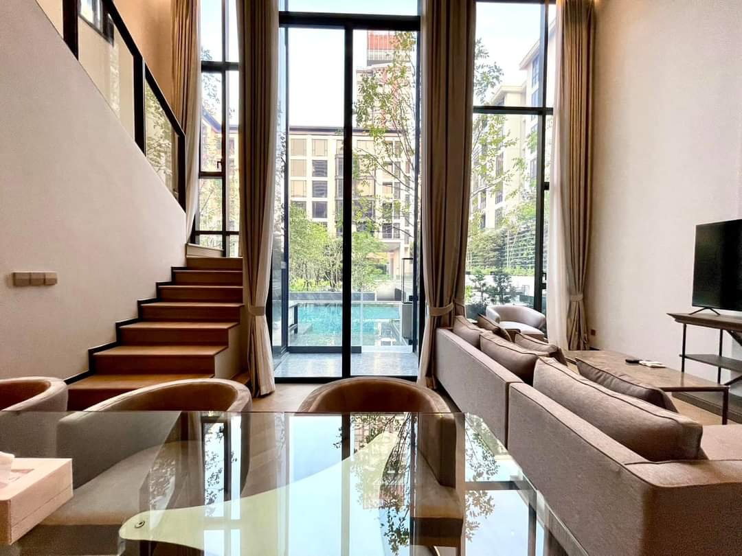💥ให้เช่าคอนโดหรูฟีลโรงแรมห้องDuplex Access Pool เดอะรีเซิร์ฟ ไฮดฺอเวย์ ทองหล่อ 3นอน สไตล์คลาสสิค ลักซัวรี่