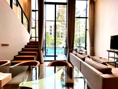 คอนโดให้เช่า : 💥ให้เช่าคอนโดหรูฟีลโรงแรมห้องDuplex Access Pool เดอะรีเซิร์ฟ ไฮดฺอเวย์ ทองหล่อ 3นอน สไตล์คลาสสิค ลักซัวรี่ 