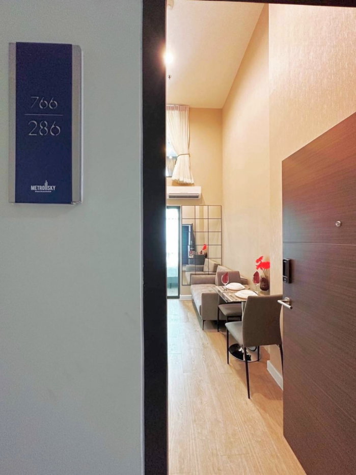 รูป 💗[Duplex]💗 ให้เช่า Metro Sky ประชาชื่น 🏙ห้อง2ชั้น 🚊ติดรถไฟฟ้าบางซ่อน☎️ติดต่อโทร/ไลน์ 099-289-1569 - รูปที่ 5/23