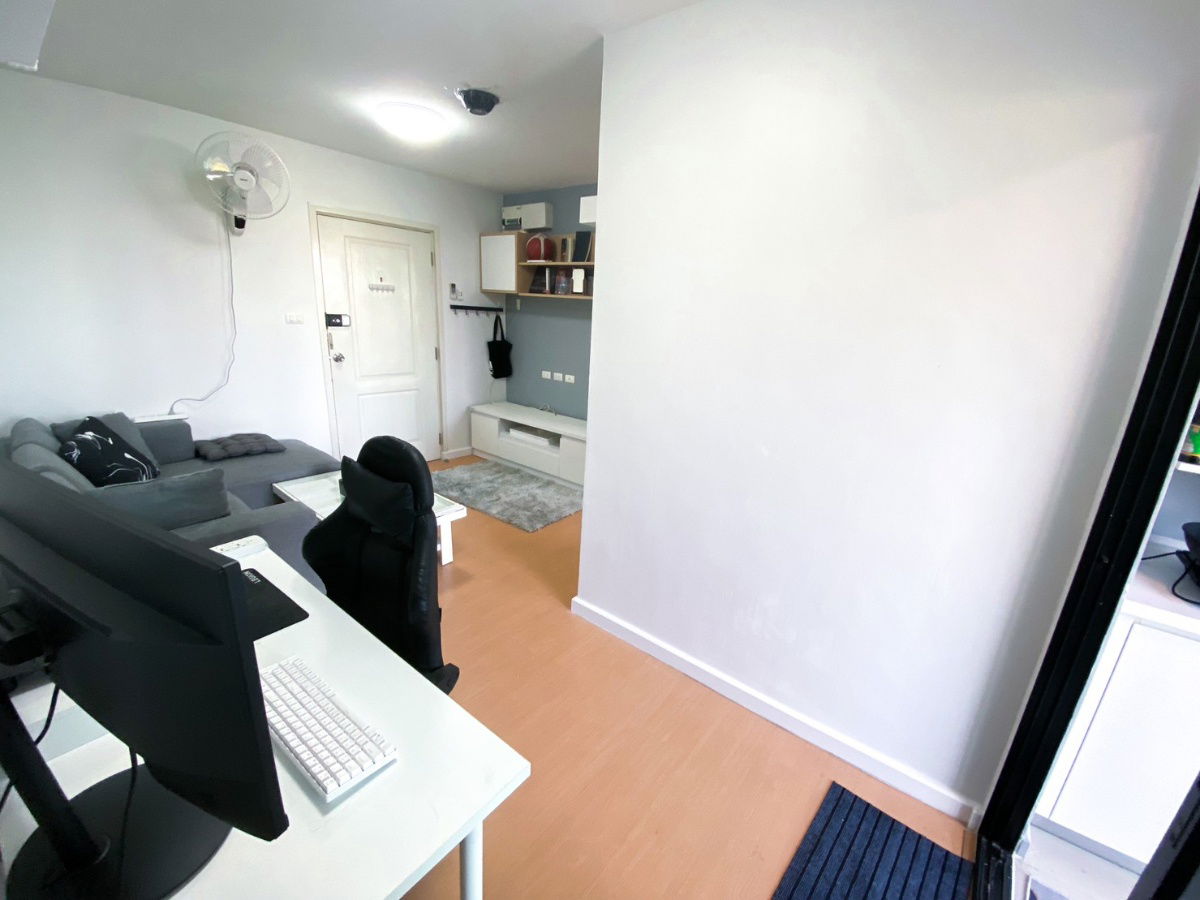picture (Owner released by himself) I Condo Sukhumvit 105, near BTS Bearing, large room 31 sq m., 6th floor, Building A6, good view, 1 bedroom  with furniture - 12/38